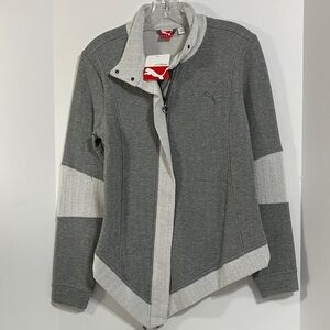 Puma Cotton Grey Heather Jacket Size M